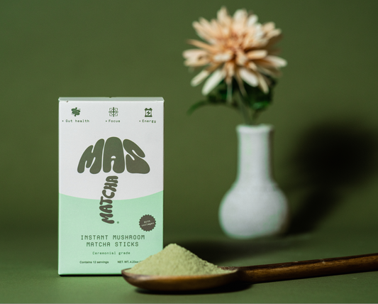 Sip Magic: MAS Instant Mushroom Matcha with Collagen